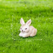 1pc Cute Easter Rabbit Blind Box Miniature Figurine, Decorative Accessory For Car, Desktop, Photography, Dollhouse, Birthday, Holiday Gift