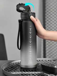 Ombre Sports Water Bottle, Portable Leak-Proof Flip Cap Drink Cup, Suitable For Workout, Fitness, Travel
