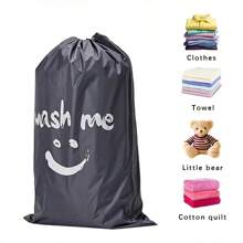 X-Large Quilt Storage Bag, Oxford Fabric Drawstring Closure Packing Bag, For Clothes, Bedding, Moving Housecloset Organization And Storage Clothes Storagebinsbedroom Storage - Multicolor - View 1