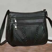 质地柔软的小包单肩包全时尚斜跨包【拉链方向随机】适合青少年夏季休闲户外运动或度假旅行或毕业礼物或生日礼服配饰