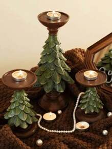 1 件装饰灯烛台装饰展示蜡烛装饰圣诞派对用品圣诞派对烛台烛光晚餐装饰烛台装饰派对装饰桌面装饰
