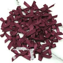 50/100/200pcs Mini Ribbon Bow Crafts Multi-Color Small Bow Ribbon Bow Flower Gift Packaging Wedding Birthday Party Sewing Scrapbook DIY Decorative Items - Multicolor - View 13