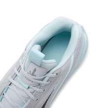 Nike Zapatillas de baloncesto para hombres G.T. JUMP ACADEMY EP, zapatos deportivos casuales ligeros, transpirables y cómodos - Plata metalizada/gris medio/azul glaciar/amarillo limón claro - Ver 6