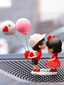 Decoración de coche para pareja adorable, regalo encantador para él/ella, accesorios de coche para la primera cita