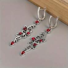 1 Pair Vintage Tree Branch Stud Earrings For Women, Minimalist & Fashionable