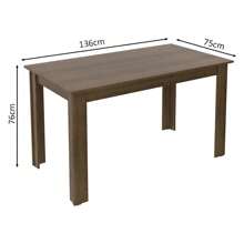 MADESA Dining Table & Chair Sets - Brown - View 3