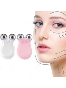 Portable Mini Home Facial Toning Device Handheld Microcurrent Anti-Aging Face Massager For Eye Wrinkle Removal