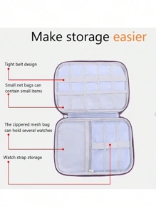 1pc Portable Strap Storage Bag/Portable Strap Storage Case, Holiday Gift/Birthday Gift/Easter Perfect Gift, Bohemian Style Shoes - 1pc - View 7