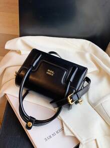 Herfst en winter hoogwaardige eenvoudige effen Maillard-handtassen, dagelijks te dragen Mooi Minority Design Sense Cross-Body-tas, eenvoudige effen kleur Klassieke sfeer Ga naar het werk, Ga uit om een vrouw te daten Schoudertas