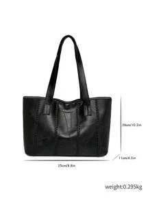 Women Tote Bag, 2025 Multifunctional Large Capacity Handbag, Fashionable Ladies Bag, Stylish And Casual For Work And Daily Use, Shoulder Bag, European And American Retro Design