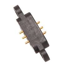 5 Pairs Spring Loaded Magnetic Pogo Pin Connector 3 Positions Magnets Pitch 2.3MM Through Holes Male Female Probe - Black - View 6