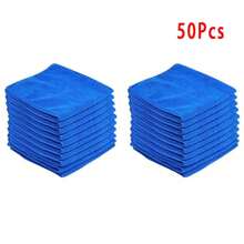 10/20/50 Pcs Soft Microfiber Car Cleaning Cloths, Exterior Automotive Detailing Rags, Car, Home, Kitchen And Bathroom Cleaning Cloths, Car Cleaning Supplies