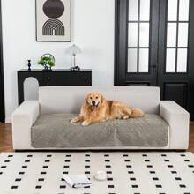 1 pieza Manta para sofá de mascotas, Almohadilla ultrasónica para sofá de mascotas, Fondo antideslizante resistente a la suciedad, se adapta a sofás de 1 a 4 plazas