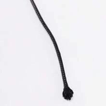 10m/Bag Black Wax Wire PU Leather Rope Rubber Rope Pendant Rope Necklace Rope Bracelet Rope Threading Bead Accessories - Cowhide Rope - View 2
