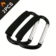 1PC Sturdy Multifunctional Stroller Hook With EVA Handle - Aluminum Alloy For Shopping And Storage Accessories Stroller Accessories Dona Stroller Accessories - Multicolor - View 8