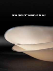 1 Pair Of Silicone Invisible Strapless Bras With Self-Adhesive Backless Push-Up Cups - Apricot - View 6