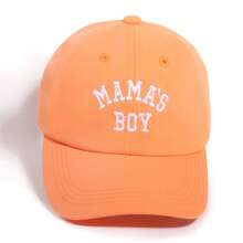 1pc Unisex Letter "MAMA'S" Embroidered Baseball Cap, Korean Minimalist Style, Versatile, Street-Style, Sun-Shading Hat For Spring/Summer Couple - MAMA'S Embroidered Baseball Cap - View 15