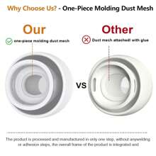 [4 paires] Embouts d'oreille en silicone de rechange avec ventouse, compatibles avec les AirPods Pro et les AirPods Pro 2e génération (XS/S/M/L)