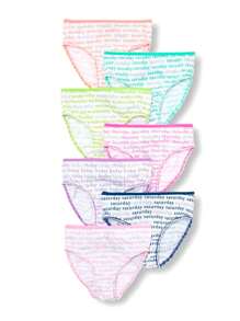 The Children's PLACE Girls Days Of The Week Glitter Underwear 7-Pack - White - View 1