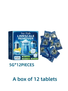 Citric Acid Descaling Agent Descaling Agent Cleaning Cleaning Agent Household Electric Kettle Descaling Tea Stain, Stainless Steel Kettle Descaling Lemon Descaling Cleaning Tablet (Packaging Upgrade, Quality Unchanged, Product New And Old Packaging Randomly Issued, Thank You For Understanding) - Multicolor - View 10