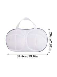 1 件 3D 网状纹理胸罩洗衣袋，简易涤纶胸罩清洁袋，带松紧带和软骨框架，防止变形，适用于家用洗衣机 - 彩色 - 查看 15