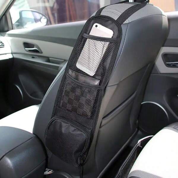 1pc Car Hanging Storage Bag, Automobile Backseat Side Organizer Bag