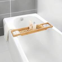 Bloom Store-BANDEJA BAMBU BAÑERA 70 x 14.5 x 4.5 cm - Beis - Ver 1