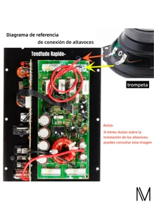 1000W 1 Channel Professional Car Amplifier - Black - View 3
