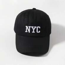 1 件女士时尚百搭字母刺绣棒球帽