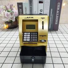 Hucha automática de ahorro con acceso ATM, hucha con voz real inteligente con contraseña, un regalo perfecto para Navidad, Halloween y Acción de Gracias