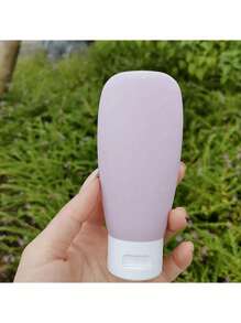 4 件防漏挤压瓶，适用于旅行洗漱用品 - 可再填充化妆品容器，适用于洗发水、护发素、乳液和沐浴露旅行必需品旅行收纳袋，适用于海滩夏季度假返校，随机包装