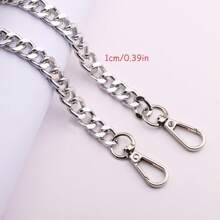 银色金属 DIY 链条，适用于各种包包链条首饰配件