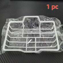 壁挂式塑料肥皂架便携式肥皂盒粘性无需钻孔浴室配件易于安装适用于浴室厨房淋浴墙 - 白色 - 查看 9