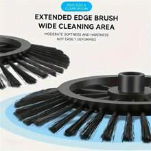 1pc Household Sweeping And Mopping Machine - Fully Automatic Handheld - Push-Type Sweeping Machine Cleaning Mop Household Windproof Lazy Broom Broom Dustpan Combination Set - 2-In-1 Machine Cleaning The Floor - Perfect Gift