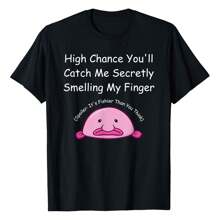 Inappropriate Funny Embarrassing T-Shirt Classic Funny T-Shirt For Both Men And Women - Black - View 1