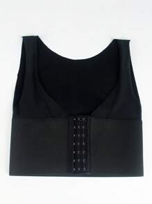 1pc Women Black Slimming Corset Tank Top, Bust Support, Waist Shaper Tummy Control Flat Belly Sheath Pants Underwear Shorts Lingerie Briefs Shapewear Waist Trainer Shaper 