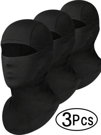 3 件套拉法帽面罩，男女足球滑雪面罩，轻质 Sheisty，Shiesty 遮阳帽 UV 保护器骑行