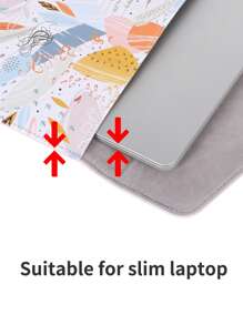 PU Envelope Bag Slim Waterproof Laptop Sleeve Compatible With Macbook/Matebook For Women