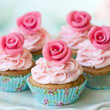 2pcs 33 Cavity Rose Flower And Leaf Soft Candy Silicone Mold, Suitable For Sugar Craft, Cupcake Decorations, Soap, Polymer Clay, Handmade Projects, Wedding And Birthday Cake Decorations - Multicolor - View 5