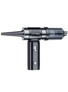 无线迷你吸尘器，一体式便携式吸尘器，带多喷嘴、吹气、吸尘、USB 充电除尘器，适用于家庭清洁、办公桌宠物毛发、键盘、汽车吸尘器