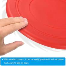 Disco volador suave e impermeable para amantes de los perros y mamás de perros que aman los juegos al aire libre, de aproximadamente 7 pulgadas - Multicolor - Ver 3