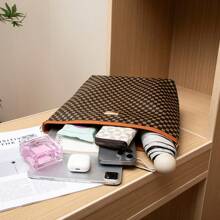 Vintage Retro Floral Tote Bag, Large Capacity Simple Design, Polyester Lining, Suitable For Daily Commute, - Multicolor - View 8