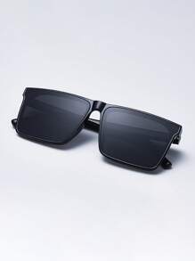 3 Pairs Of Children's All-Match Fashion Decorative Glasses, Retro Square Frame Fashionable Classic High-End All-Match Boys And Girls Street Shooting Decorative Glasses, Outdoor Beach Fashion Glasses (With Glasses Case) - Multicolor - View 9