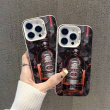 1 个火焰啤酒图案手机壳，防震手机壳，iPhone 个性手机壳，多种颜色可选