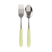 Juego de cubiertos de acero inoxidable de 2/4/12/24 piezas con mango de cerámica - Cuchillo para bistec, cuchara sopera, cuchara de postre y tenedor - Cubiertos creativos, utensilios y accesorios de cocina que incluyen cuchillo, tenedor, cuchara - Perfecto para comidas diarias, fiestas y reuniones festivas - Multicolor - Ver 22