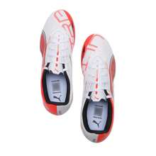 Puma ULTRA 5 PLAY MG Men's Football/Soccer Cleats, Cushioned, Suitable For Pitch Training, 108328-01 - Puma White-black-bright Red - View 4