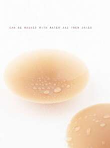 1Pair Reusable Invisible Silicone Nipple Cover Self Adhesive Breast Chest Bra Pasties Pad Mat Stickers Accessories Lift For Woman