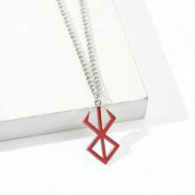 Collar con colgante de espada de Berserker Guts y llavero - Collar de estilo de espada de aleación, cadenas Behelit de Berserkers de manga, colgante con runas de la Marca del Sacrificio - Conjunto de accesorios de cosplay, regalo para mujeres, hombres y fans