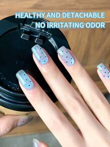 annies 10ml 1pc Ice Transparent Blue Cat Eye Magnetic Gel Polish Soak Off UV LED Varnish Semi Permanent Glass Bead Cat Eye Nail Art DIY - 彩色 - 查看 4