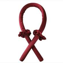 Heatless Curling Rod Headband Silk Curls Ribbon Sleeping Soft Spong Headband Slouchy Hair Curlers Styling Tools For Women Girl, Heatless Hair Curler